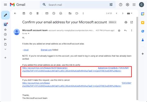 how to change microsoft account to gmail