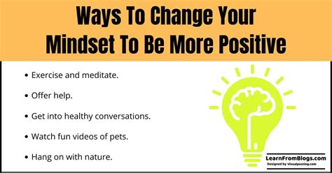 how to change mindset to be more positive