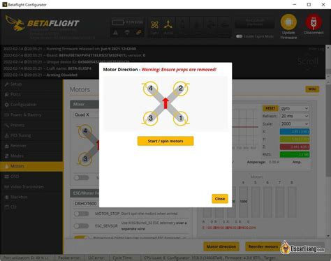 How To Change Motor Direction Betaflight