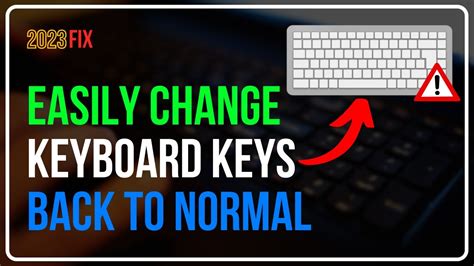 how to change my keyboard back to normal