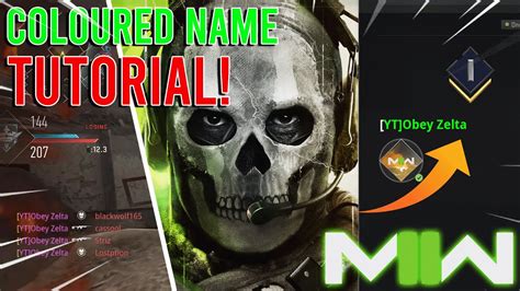 HOW TO CHANGE YOUR NAME COLOR MW2! (NEW GLITCH) YouTube