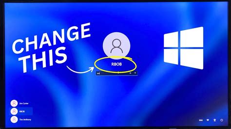 how to change name in windows 11 lock screen
