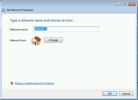 how to change network sharing name in windows 7