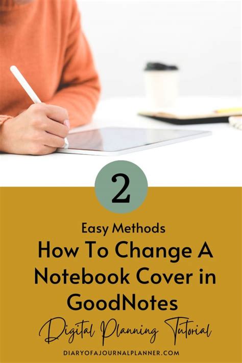 How To Change Notebook Cover In Goodnotes