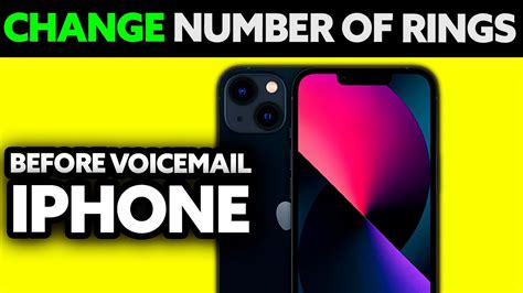 How To Change Number Of Rings On Iphone 6 Before Voicemail