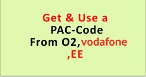 how to change number using pac code o2