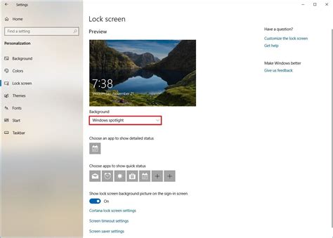 how to change options on lock screen