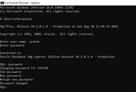how to change oracle db user password in linux