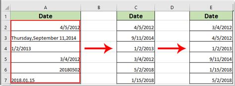 how to change order of dates in excel chart