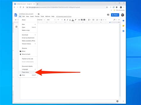how to change orientation in google docs phone