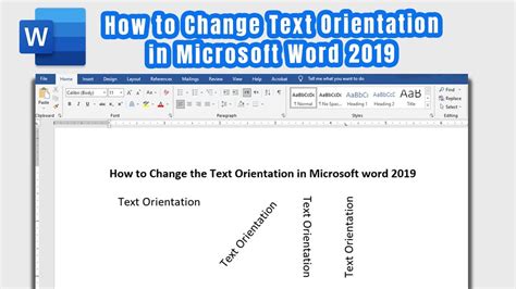 how to change orientation of document in word