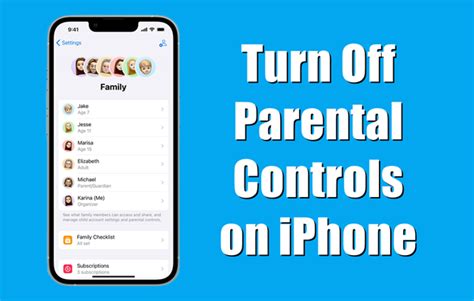 how to change parental controls passcode on iphone