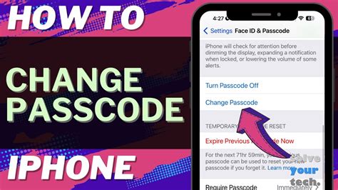 how to change passcode in ios