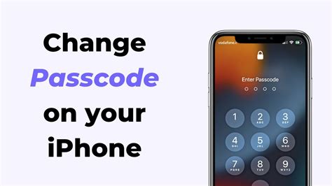 how to change passcode iphone 13