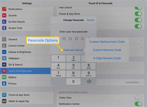 how to change passcode on ipad through icloud