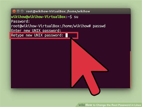 how to change password for root in linux