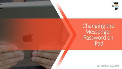 how to change password in messenger pc