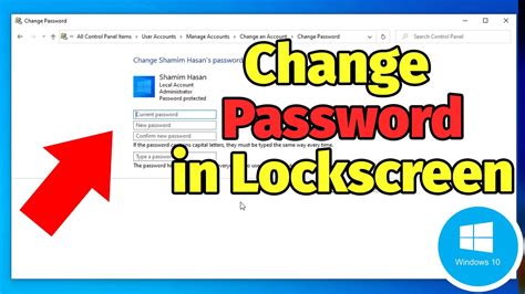 how to change password on computer when locked out