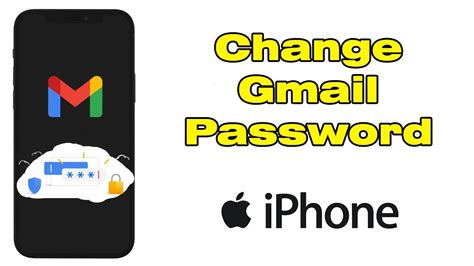 how to change password on gmail iphone