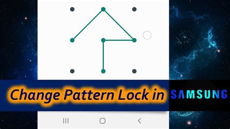 how to change pattern lock