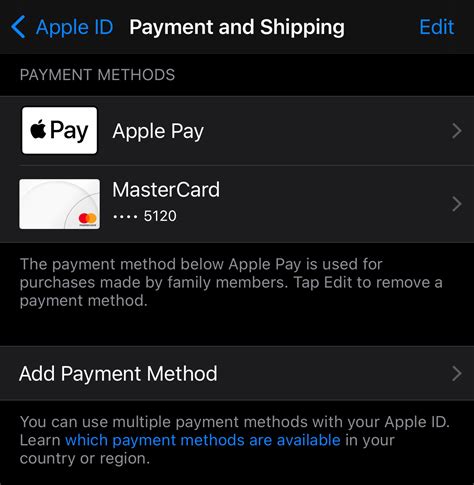 how to change payment method for apple app subscriptions