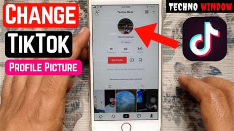 how to change pfp on tiktok pc