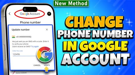 how to change phone number on google account if i can't log in