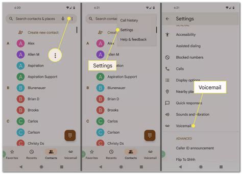 how to change pin for voicemail on android
