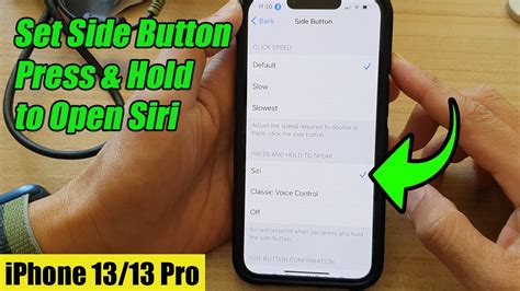 how to change power button settings in iphone 13