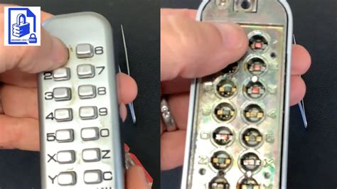 how to change push button lock code