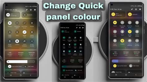 How To Change Quick Panel Color
