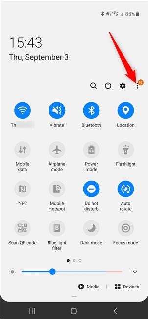 how to change quick settings on android