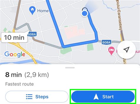 how to change route in google maps on iphone