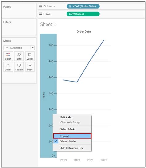 How To Change Scale Of Graph In Tableau