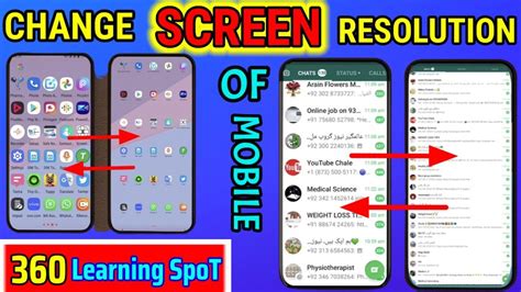 how to change screen resolution on android 12