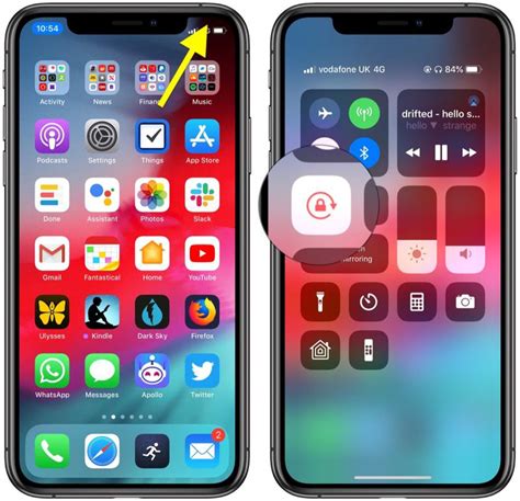 how to change screen rotation on iphone 8