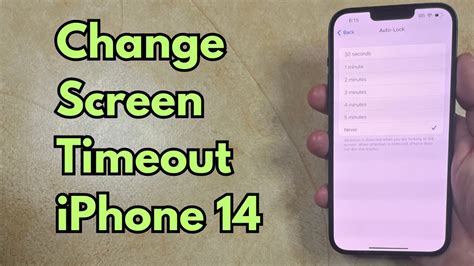 how to change screen time on iphone 14