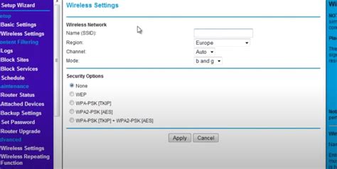 how to change security settings on bt router