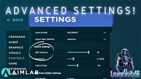 how to change sensitivity in aimlab