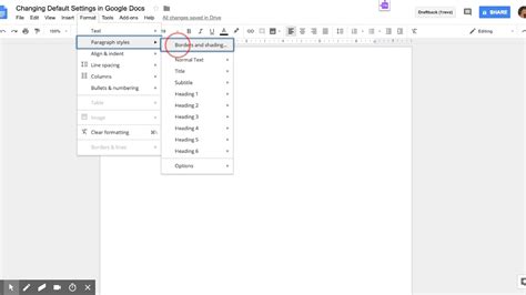 how to change share settings on google docs