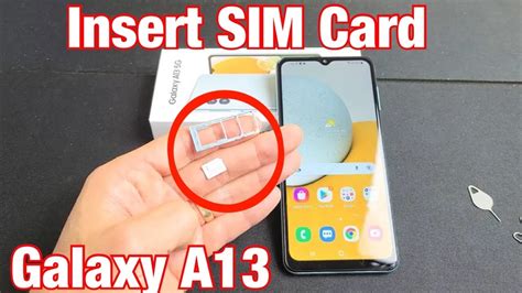 how to change sim card on samsung galaxy a13