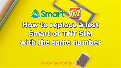 how to change sim with same number tnt