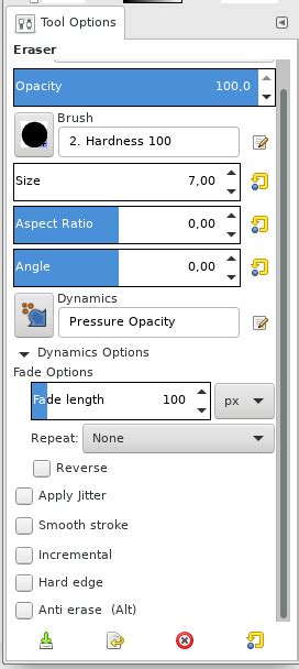 How To Change Size Of Eraser In Gimp