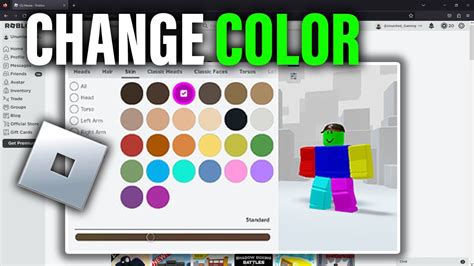 Roblox Beginers Guide how to change your skin color & how