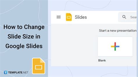 how to change slide size in google docs