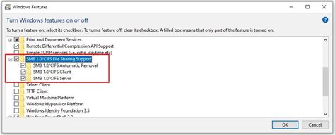 how to change smb version in windows 10