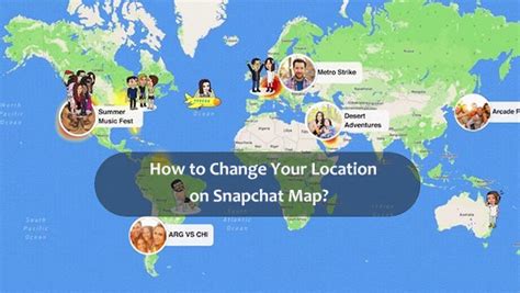 how to change snapchat location to a different country