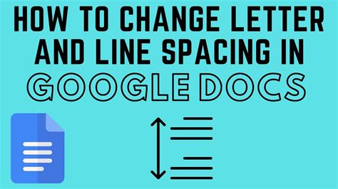 how to change space between letters in google docs