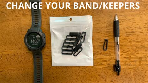 how to change strap on garmin instinct 2