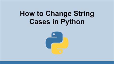 how to change string in python